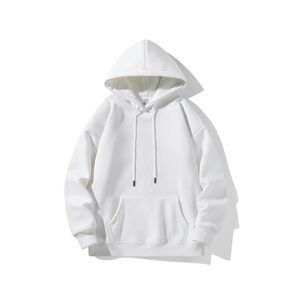 ‘ZARA’ Men’s Plain White Hoodie. Size US Large.